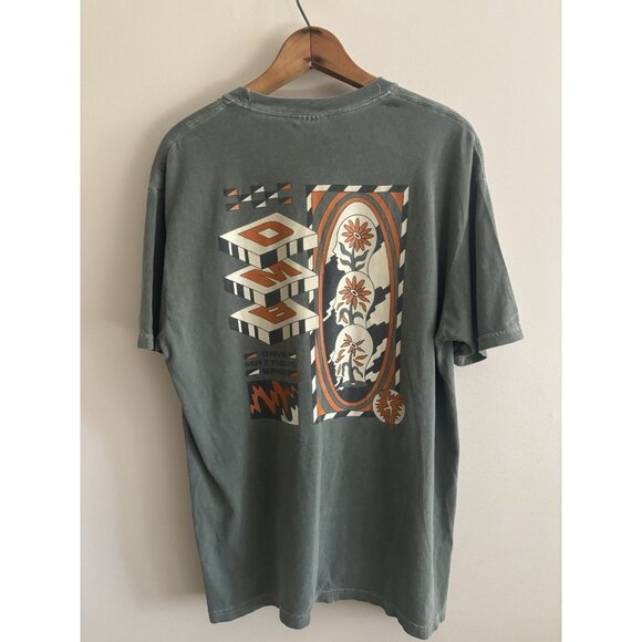 Dave Matthews Band Tour Band Tee Green Life Cycles Tee Short Sleeve Large - Picture 7 of 13